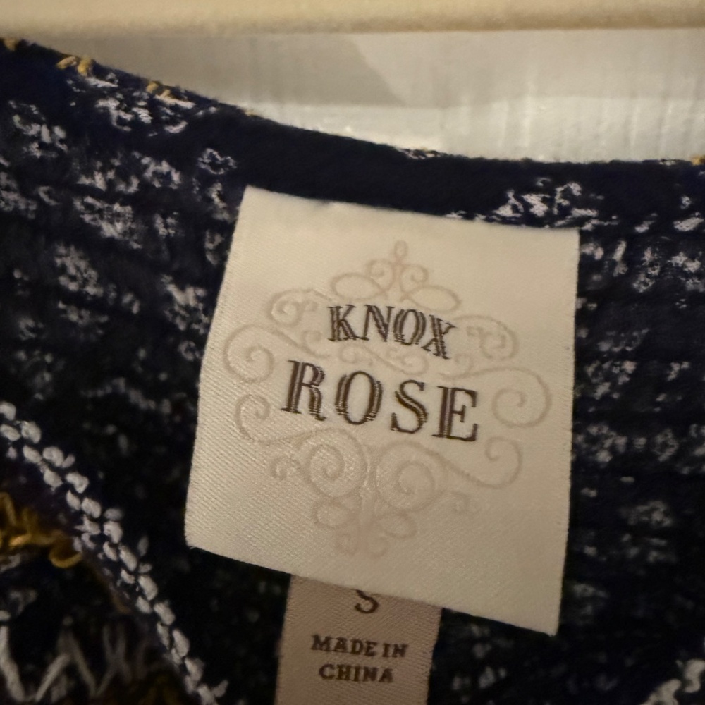 4 for $20: Knox Rose Boho Print Embroidered Midi Dress - small - Euc - Picture 3 of 5